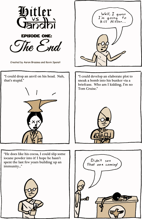 Hitler vs Gandhi Episode 1: The End