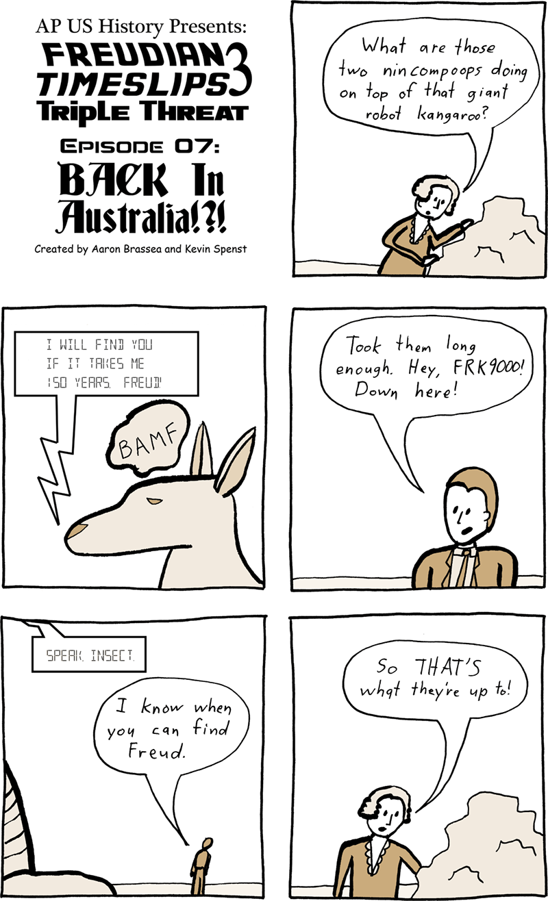 Freudian Timeslips 3 Episode 07: BACK in Australia!?!